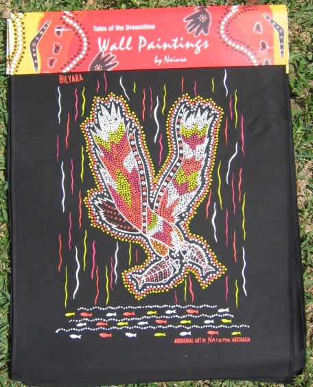 Australian Aboriginal art print on canvas - Bilyara