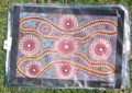 Aboriginal art print based on Aboriginal tale - The Seven Sisters