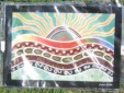 The Birth of the Sun Aboriginal art print based on Aboriginal tale