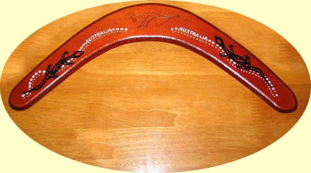 The most popular returning souvenir boomerang
