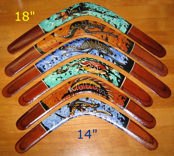 Artfly - Aboriginal Returning Boomerang