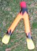 Plastic boomerang