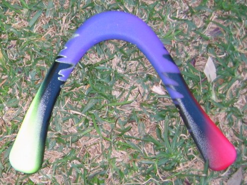 Plastic Boomerang - hook