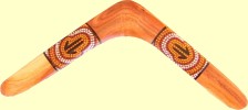 Hand carved root boomerang. Heavy
