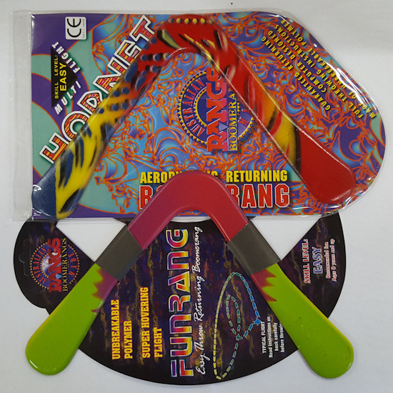 durable plastic returning boomerangs