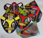 Boomerang set #12 | Five returning plastic boomerangs