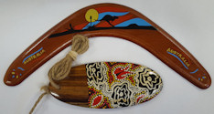 Boomerang set #9 | Souvnir boomerang and a bullroarer