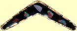 Boomerang hat/lapel pins 