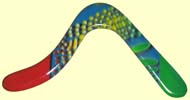 Left-handed boomerangs