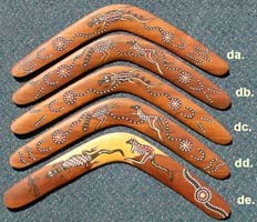 Collectable traditional boomerangs