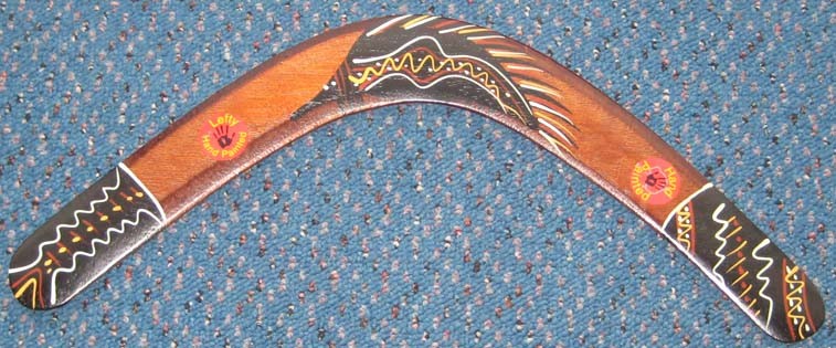 Left-Handed Returning Boomerang