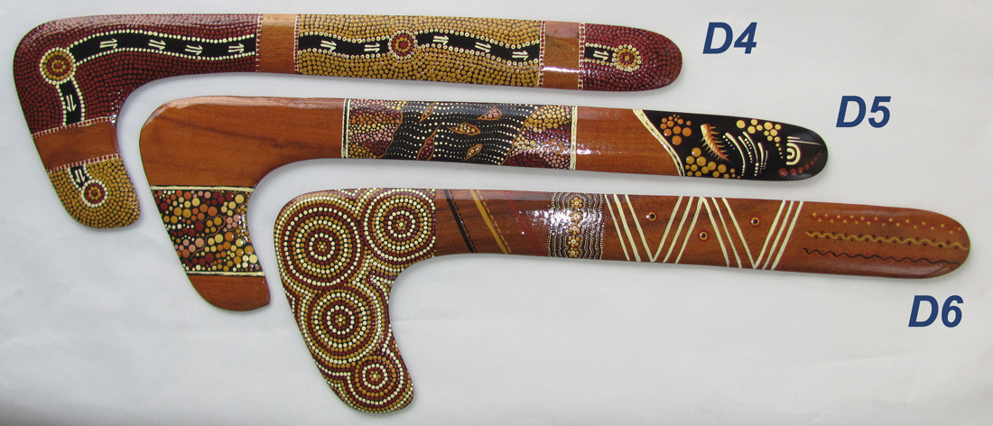 Hook boomerangs | Collectable aboriginal dot art